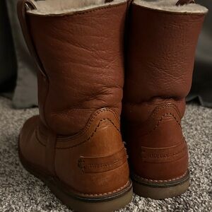 Frye Tan Leather Sole Boots